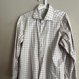 Tomorrowland Pilgrim Checkered Dress Shirt